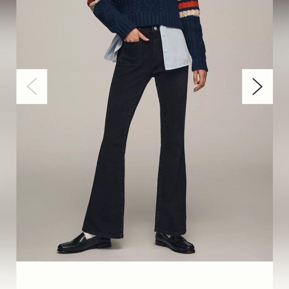 The icon flare jeans by Pilcro: mid rise edition